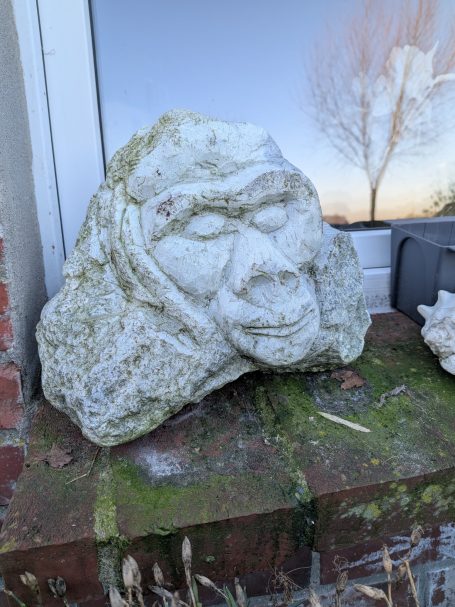 Gorilla in Speckstein